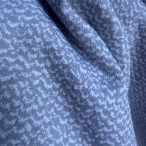 Athleta Long Sleeve Turtleneck Gray/White Seamless Top Women's Size L - Picture 6 of 7